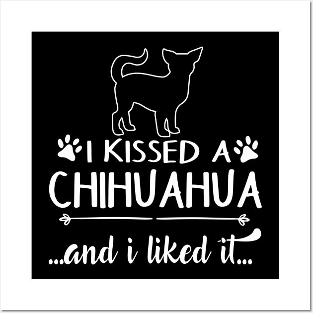 I Kissed A Chihuahua Wall Art by LiFilimon